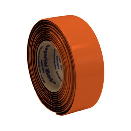 SUPERIOR MARK Carpet Marking Tape, 2inx 100Ft, Orange IN-40-542I